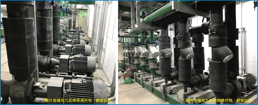 台鐵新站鳳山正義段採用九如牌聯軸空調泵(高雄鐵路地下化)