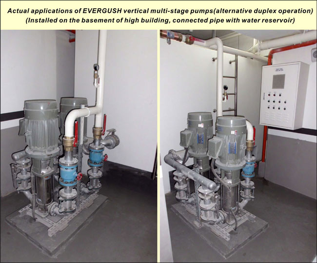 Applications of EVERGUSH Vertical multi-stage pump