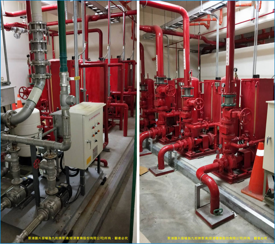 Logistics Center of Family-Mart use EVERGUSH Fire-fighting pumps and VFD booster pumps in Taouyan