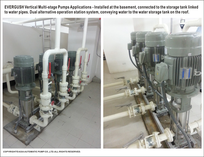 Applications of EVERGUSH Vertical multi-stage pump