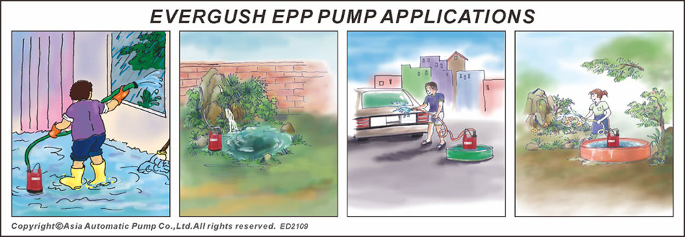 Main applications of EVERGUSH EPP PUMP
