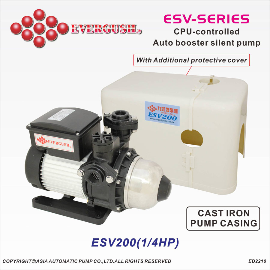 ESV CPU-Controlled Auto Booster Silent Pump - Welcome to EVERGUSH PUMP &  Genset Official Website)~Professional Water Pump & Diesel Genset  Manufacturer from Taiwan.(Taiwan Pump)