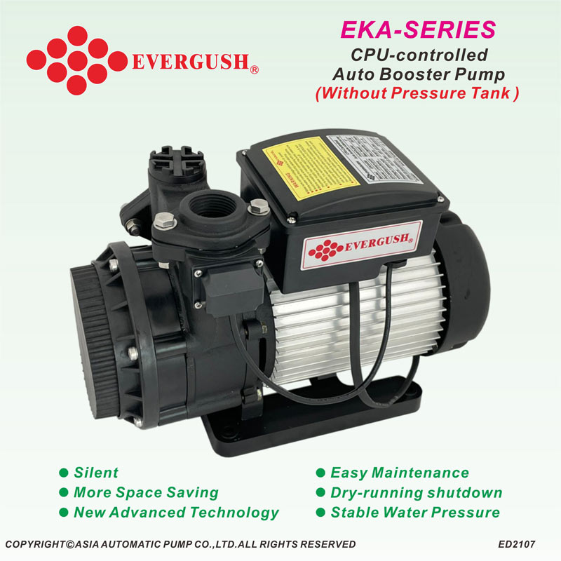 EKA Electronic Auto Booster Pump(without pressure tank) - Welcome to  EVERGUSH PUMP & Genset Official Website)~Professional Water Pump & Diesel  Genset Manufacturer from Taiwan.(Taiwan Pump)